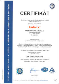 Certifcate ISO 9001