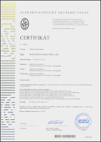 Сертификат Maschinex 50264-3-1 1800V